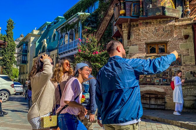 Tbilisi Walking Tour Including Cable Car and Traditional Bakery - Metekhi Cathedral and the founder of Tbilisi