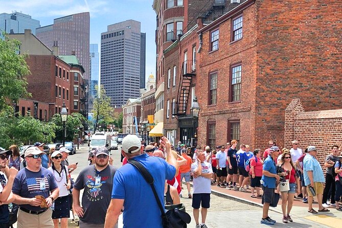 The Full Revolutionary Story Epic Small Group Boston Walking Tour - Old City Hall and the Franklin stop widen the story
