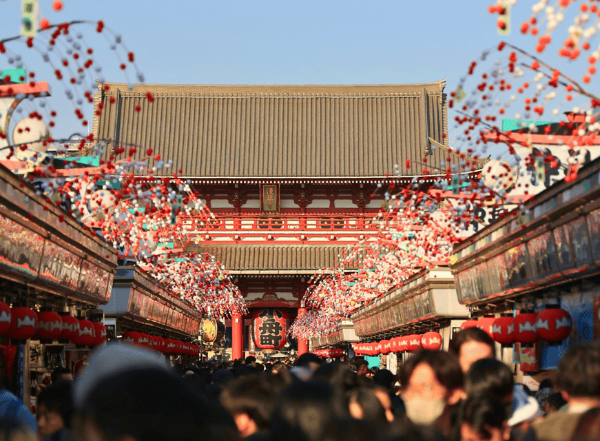 Tokyo: Asakusa Temple & Shrine Walking Tour with Local Guide - Nakamise Street, snacks, souvenirs, and shopping advice