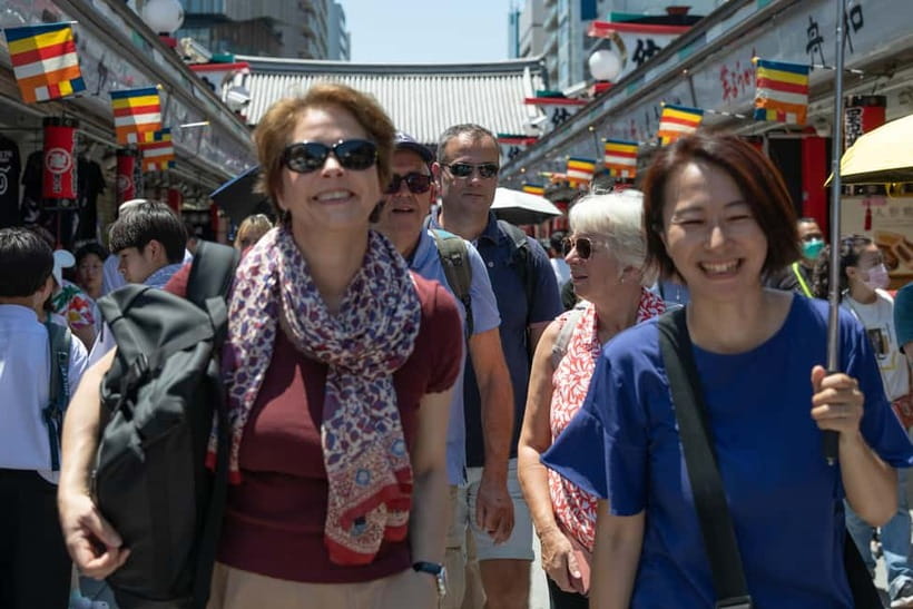 Tokyo: Asakusa Walking Tour with Sensoji Temple Visit - Nakamise Street, Tokyo’s old shopping approach