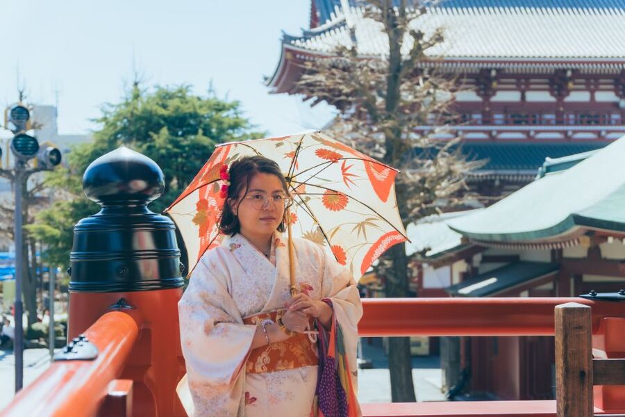 Tokyo: Kimono Dressing, Walking, and Photography Session - How the iPhone photography works