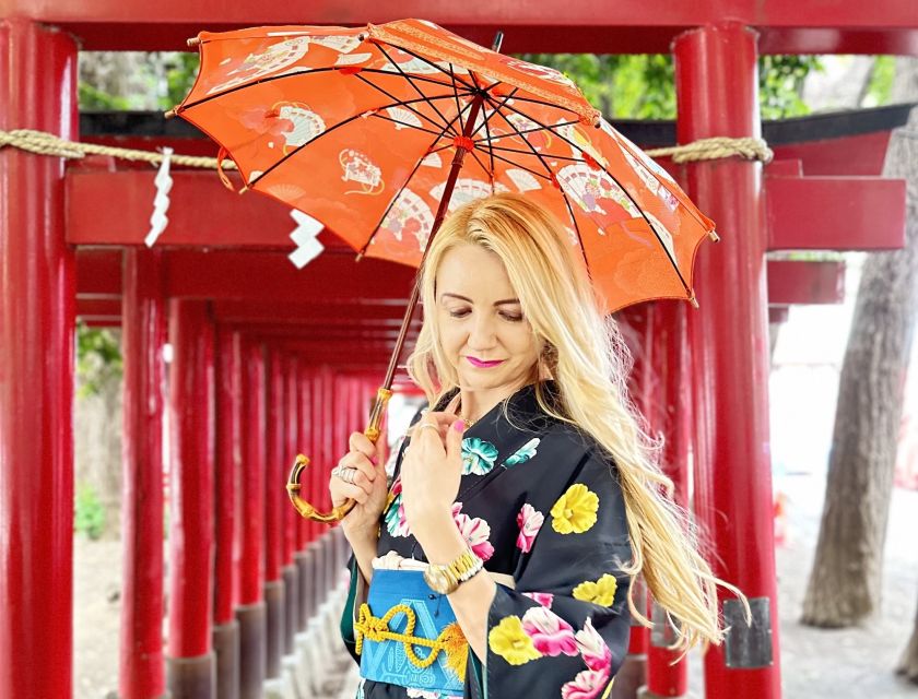 Tokyo: Kimono Dressing, Walking, and Photography Session - Hair, makeup, and the tea ceremony