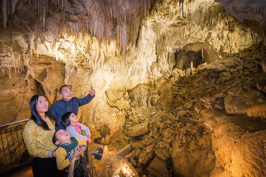 Waitomo Caves: Ruakuri Glowworm Cave Guided Walking Tour - The Ghost Passage and the glowworm stop